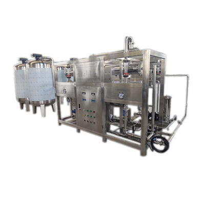Installation de traitement de l'eau du RO 5000LPH d'acier inoxydable pour la purification d'eau