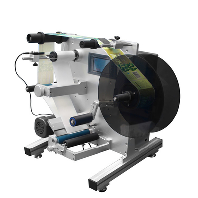 acheter Machine à étiquettes d'autocollant semi automatique de bouteille ronde avec l'écran tactile online manufacture