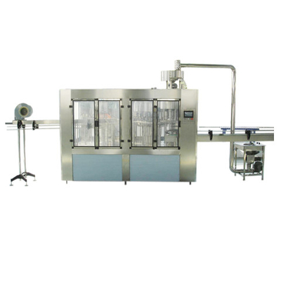 acheter machine de remplissage d'eau potable de 380V 50Hz avec la combinaison de scellage remplissante de rinçage online manufacture