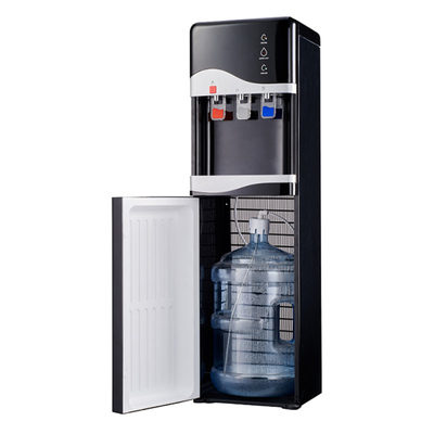Dispensateur d'eau chaude et froide noir refroidisseur avec faible niveau de bruit de consommation 80W-500W Installation permanente