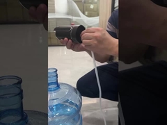 Distributeur rechargeable noir 800mAh de pompe à eau d'USB pour le Ministère de l'Intérieur